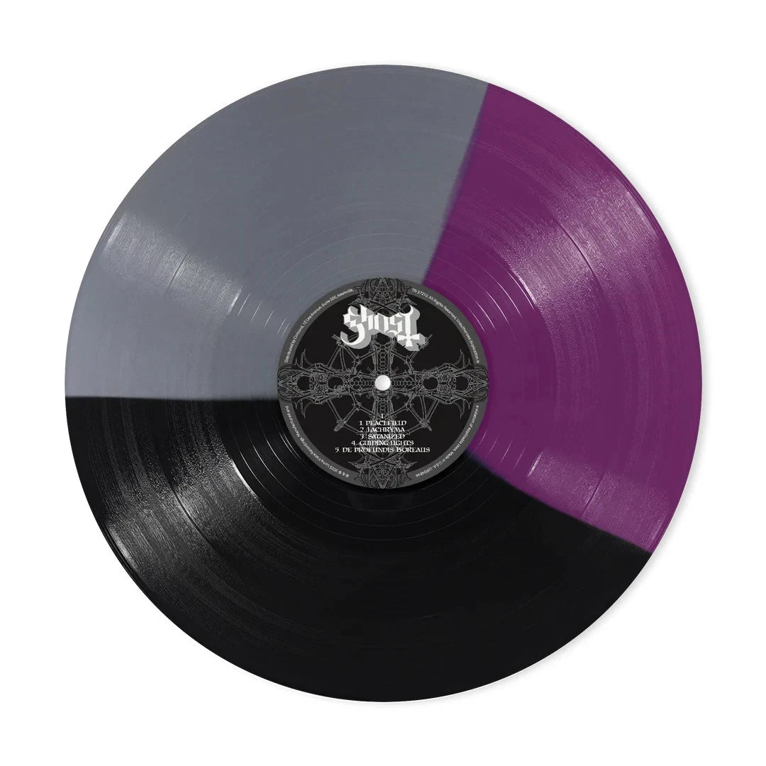 Ghost - Skeleta Tri-Color Grey Purple Black Vinyl Record LP