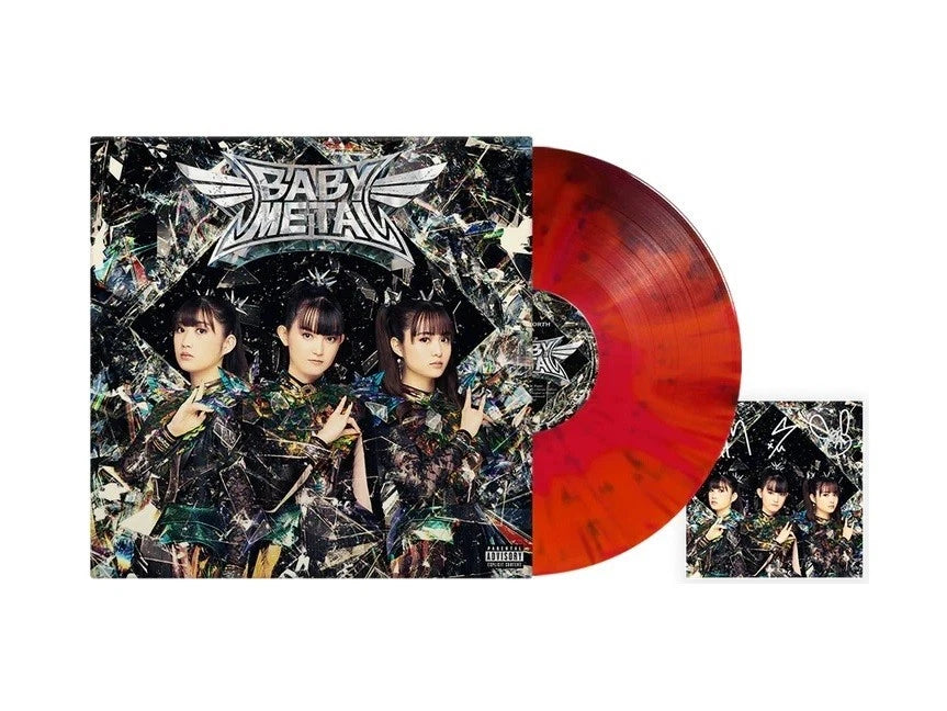 SIGNED Babymetal - Metal Forth "Force Red" Vinyl Record LP