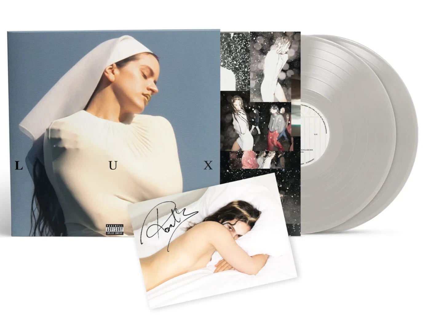 SIGNED Rosalía - Lux Crystal Clear Limited Edition Vinyl Record 2LP