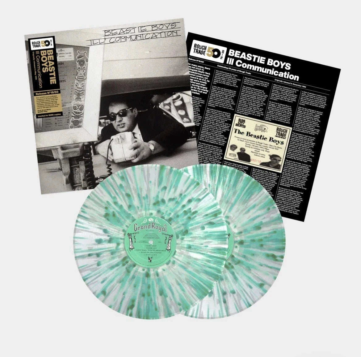 Beastie Boys - Ill Communication Green White Splatter Vinyl Record 2LP