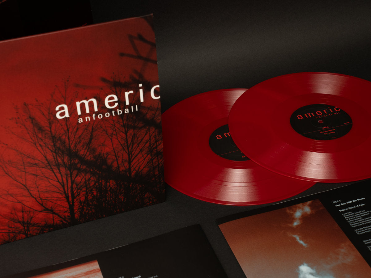 SIGNED American Football - American Football Self Titled Red Vinyl Record 2LP