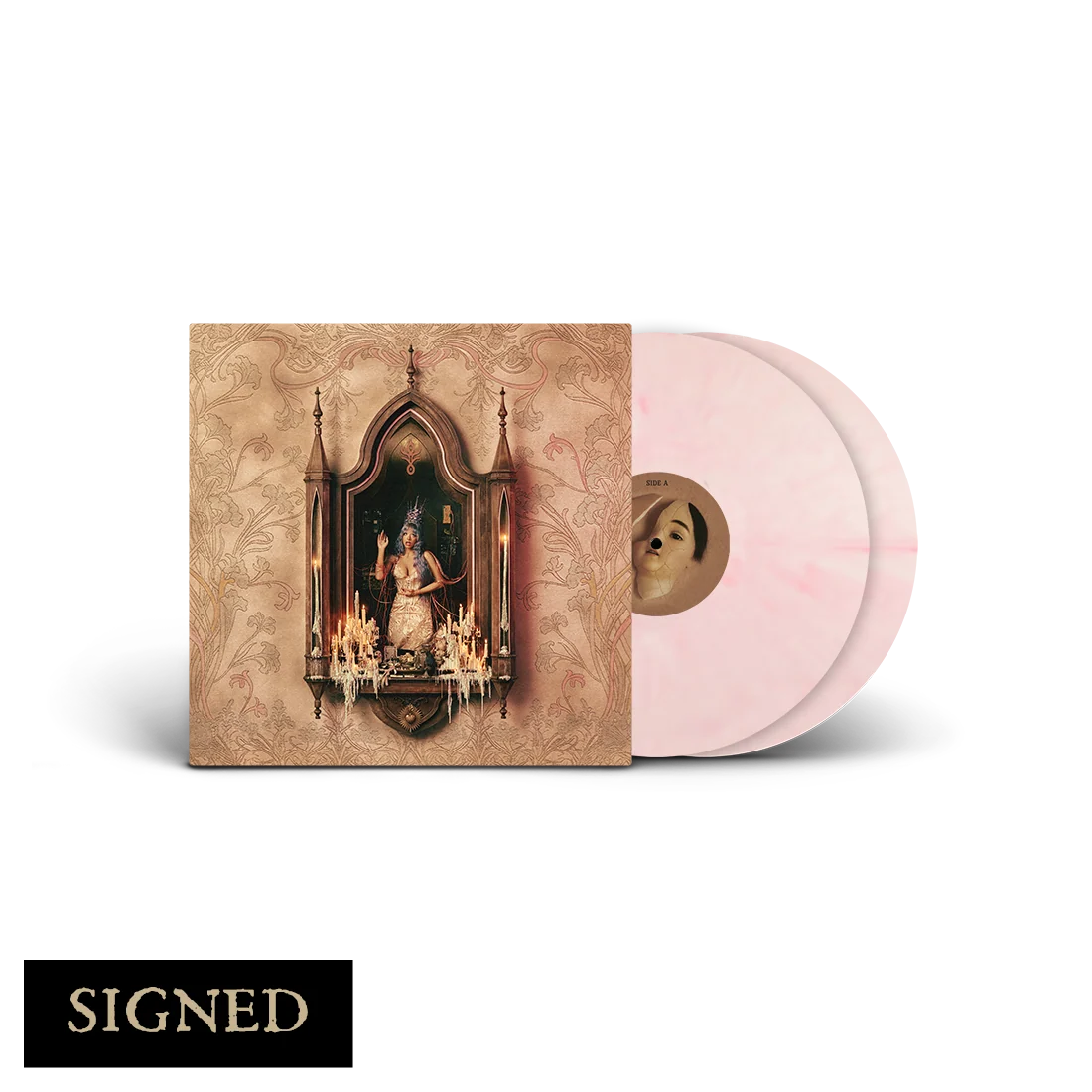 SIGNED Melanie Martinez - Hades "Victorian Blush" Vinyl Record 2LP