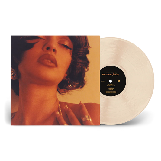 SIGNED Sabrina Claudio - Based On A Feeling Bone White Vinyl Record LP