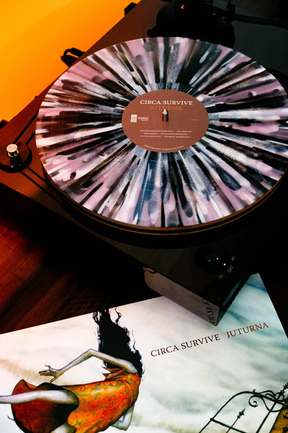 Circa Survive - Juturna "Pink, Black, & White Splatter" Vinyl Record LP