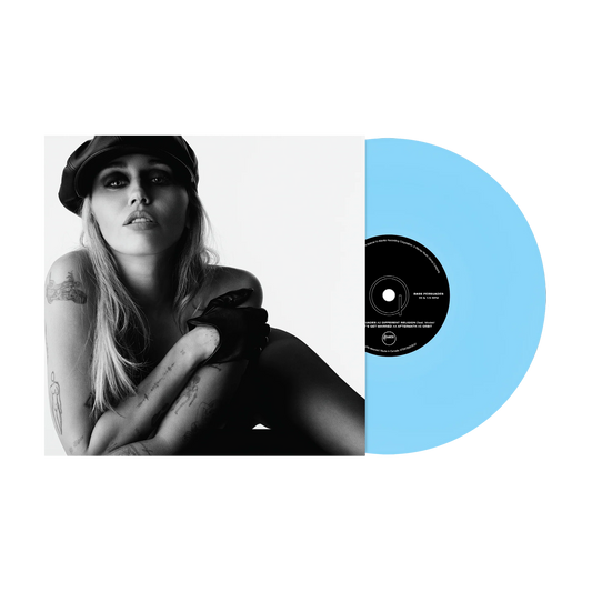 Miley Cyrus - Bass Persuades Baby Blue Vinyl Record LP