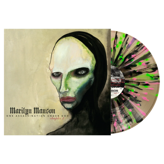 Marilyn Manson - One Assassination Under God (Chapter 2) Tan Splatter Vinyl Record LP