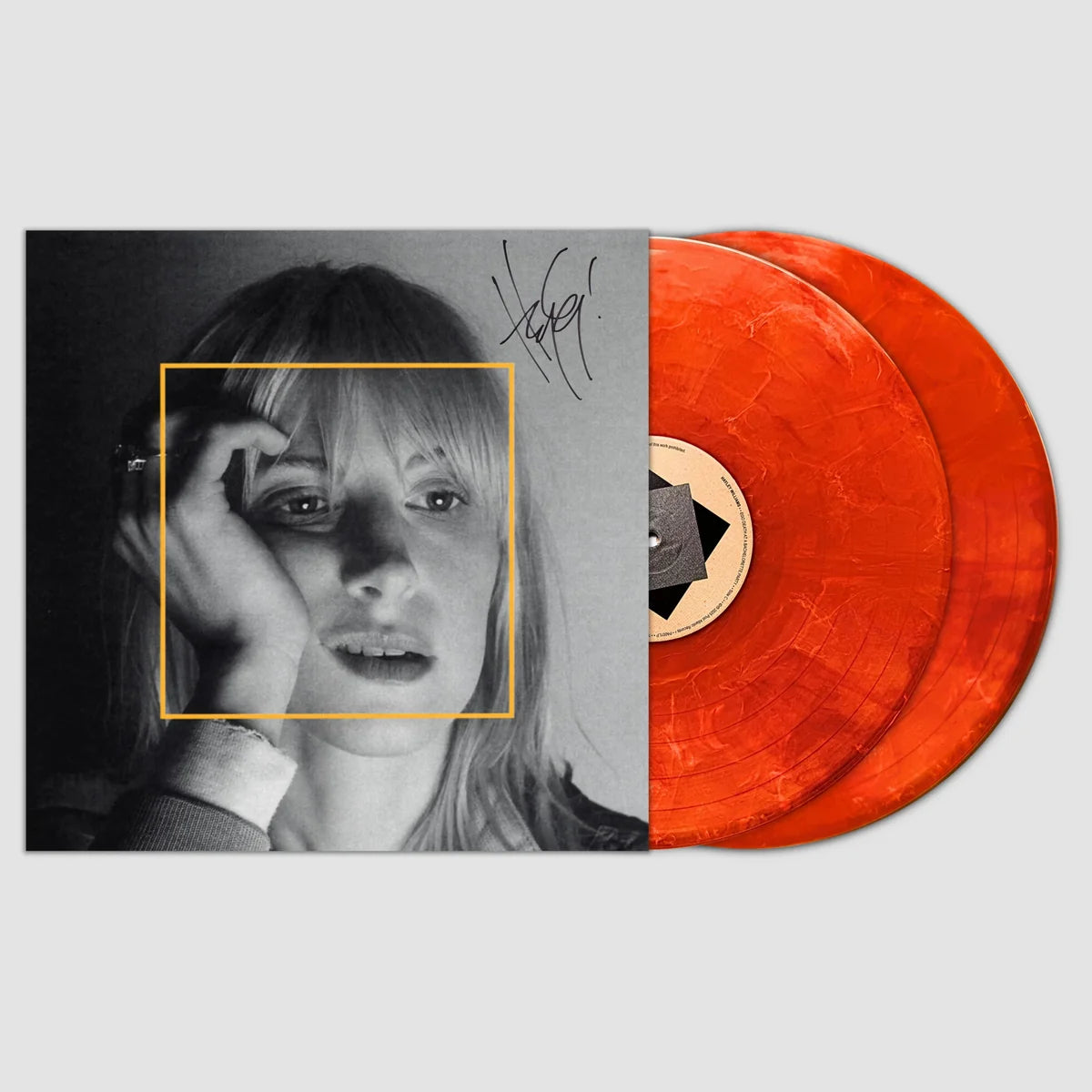 SIGNED Hayley Williams - Ego Death At A Bachelorette Party Blood Bros Orange Vinyl Record 2LP