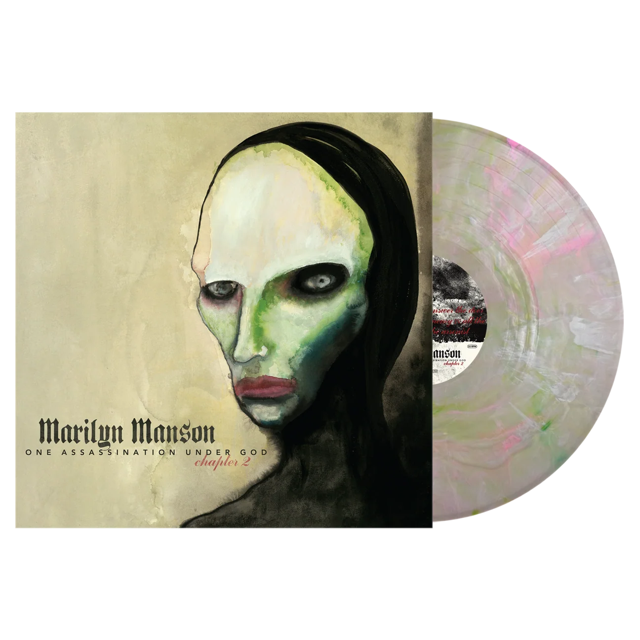 Marilyn Manson - One Assassination Under God (Chapter 2) Bone Marble Vinyl Record LP