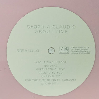 Sabrina Claudio : About Time (LP, Album, RE, Pin)