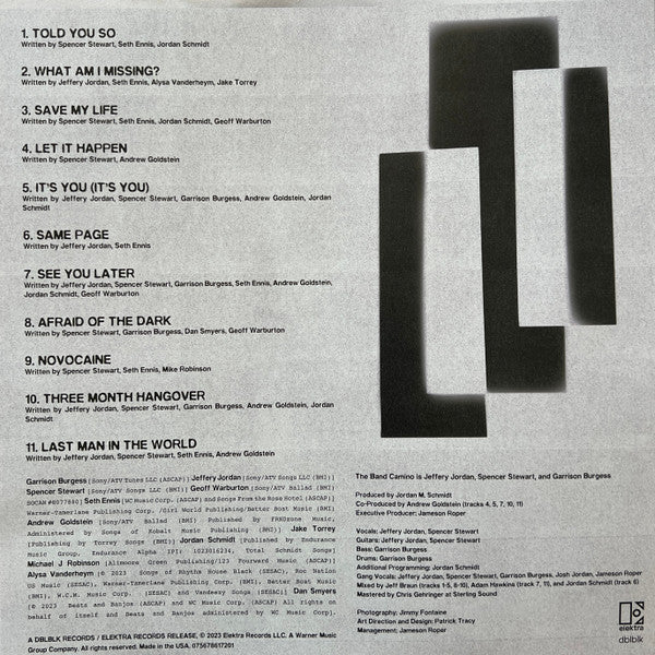 The Band Camino : The Dark (LP, Album, Ltd, Gol)