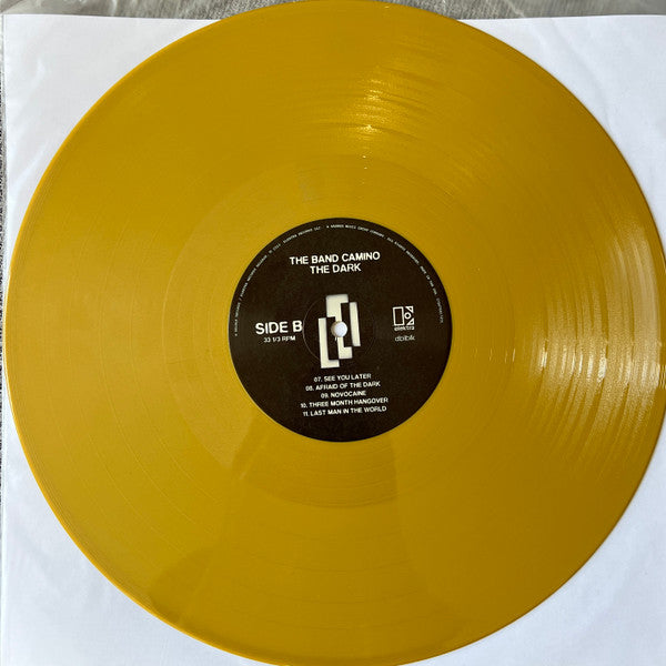 The Band Camino : The Dark (LP, Album, Ltd, Gol)