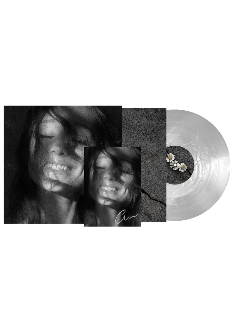 SIGNED Ariana Grande - Petal "Translucent Pearly White" Vinyl Record LP