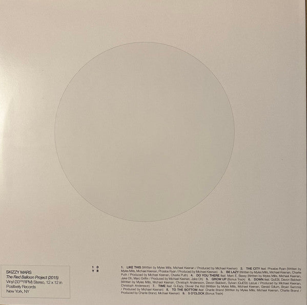 Skizzy Mars : The Red Balloon Project (LP, EP, Ltd, Red)
