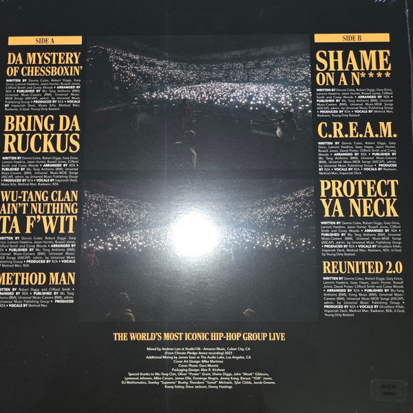 Wu-Tang Clan : Enter The Wu-Tang (36 Chambers) - Live From N.Y. State Of Mind Tour At Climate Pledge Arena (LP, Ltd, Tour, Bla)