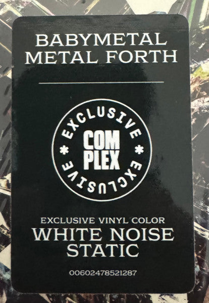Babymetal : Metal Forth (LP, Album, Ltd, Whi)