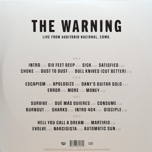 The Warning : Live from Auditorio Nacional, CDMX (LP, Album, Ltd, Opa)