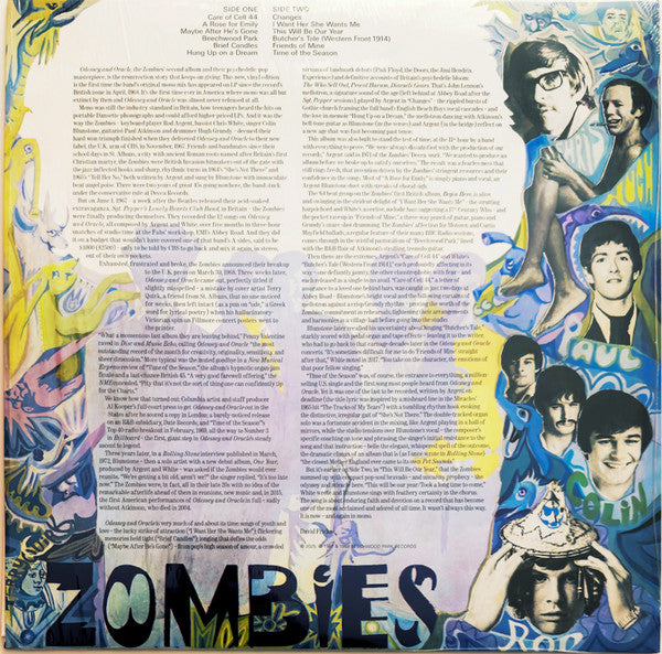The Zombies : Odessey And Oracle (LP, Album, Mono, Ltd, RE, Blu)