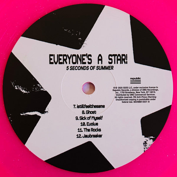 5 Seconds Of Summer : Everyone’s A Star! (LP, Album, Hot)