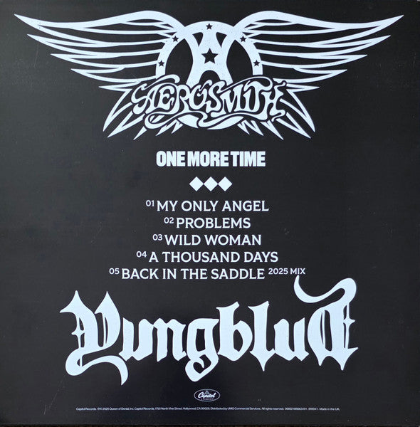 Aerosmith, Yungblud (3) : One More Time (12", S/Sided, EP, Etch, S/Edition, Cle)