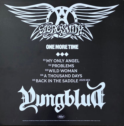 Aerosmith, Yungblud (3) : One More Time (12", S/Sided, EP, Etch, S/Edition, Cle)