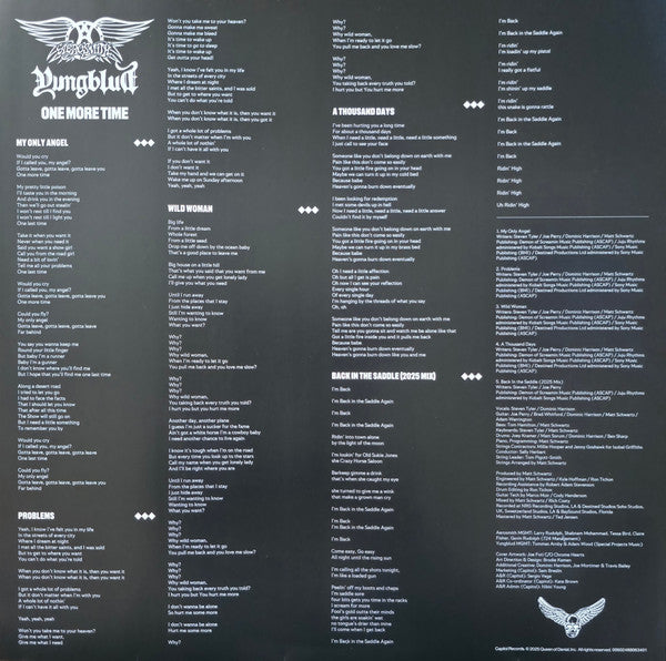 Aerosmith, Yungblud (3) : One More Time (12", S/Sided, EP, Etch, S/Edition, Cle)