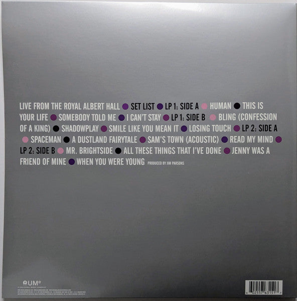 The Killers : Live From The Royal Albert Hall (2xLP, RE)