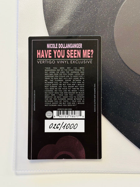 Nicole Dollanganger : Have You Seen Me? (7", Shape, Single, Bla)