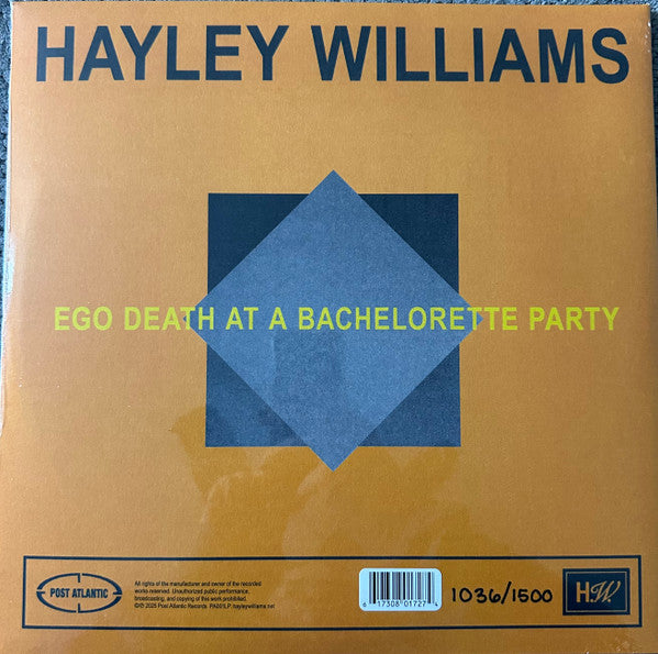 Hayley Williams : Ego Death At A Bachelorette Party (2xLP, Album, Ltd, Num, Blo)