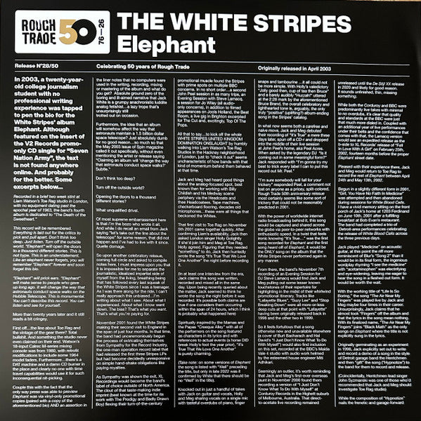 The White Stripes : Elephant (2xLP, Album, RE, Red)