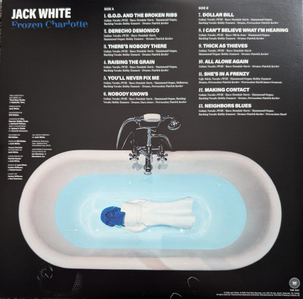 Jack White (2) : Frozen Charlotte (LP, Album, Ltd, Blu)