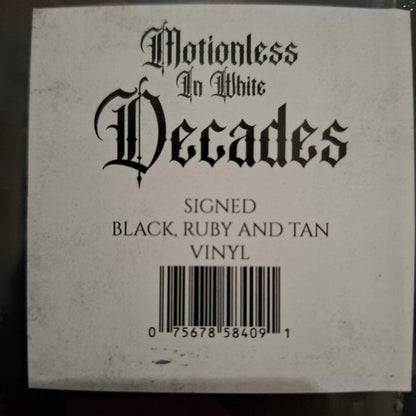 Motionless In White : Decades (2xLP, Album, Ltd, Sig)