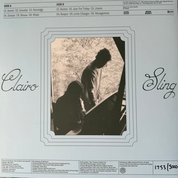 Clairo (2) : Sling (LP, Album, Num, RE, RP, 5th)
