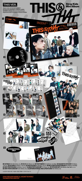 Stray Kids : THIS & THAT (CD, MiniAlbum, (TH)