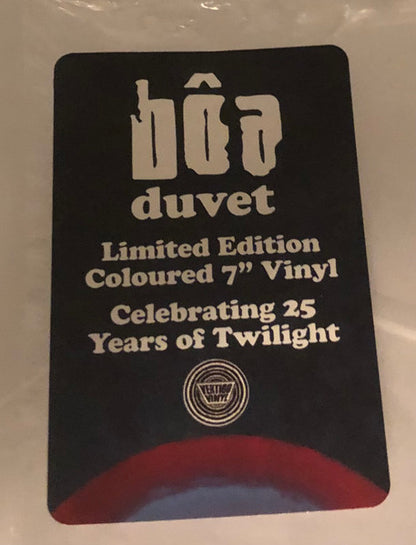 bôa : Duvet  (7", Single, Ltd, Red)