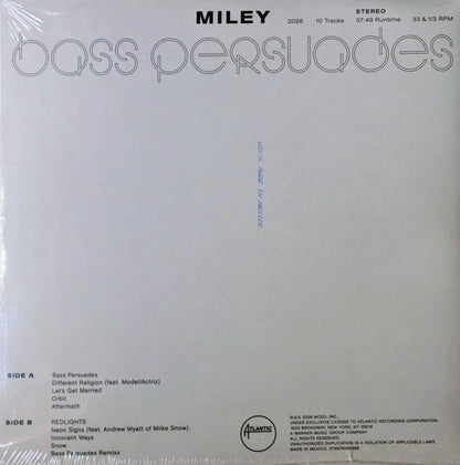 Miley* : Bass Persuades (LP, Album, Ltd, Bab)