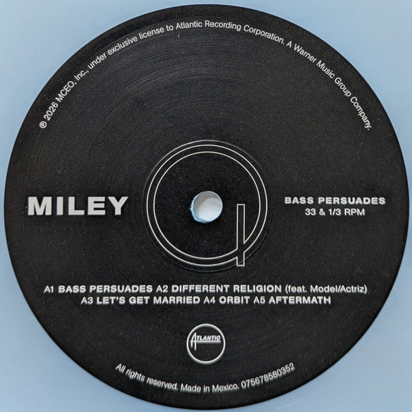 Miley* : Bass Persuades (LP, Album, Ltd, Bab)