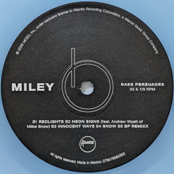 Miley* : Bass Persuades (LP, Album, Ltd, Bab)