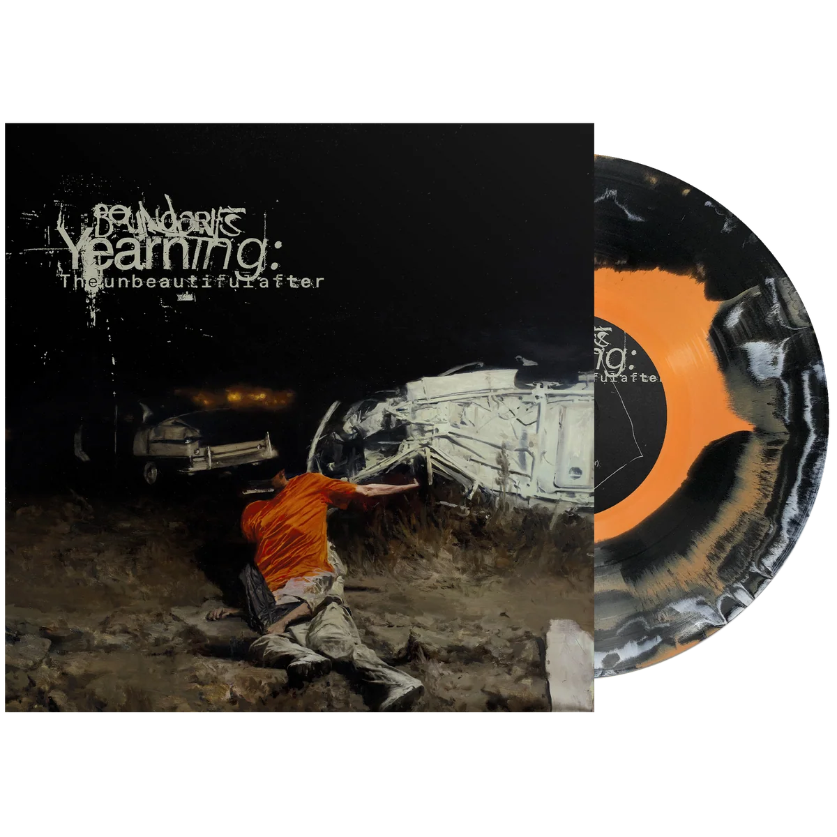 Boundaries  - Yearning: The Unbeautiful After "Orange, Black, & White" Vinyl Record LP
