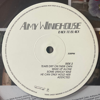 Amy Winehouse : Back To Black (LP, Album, Ltd, RE, Cle)
