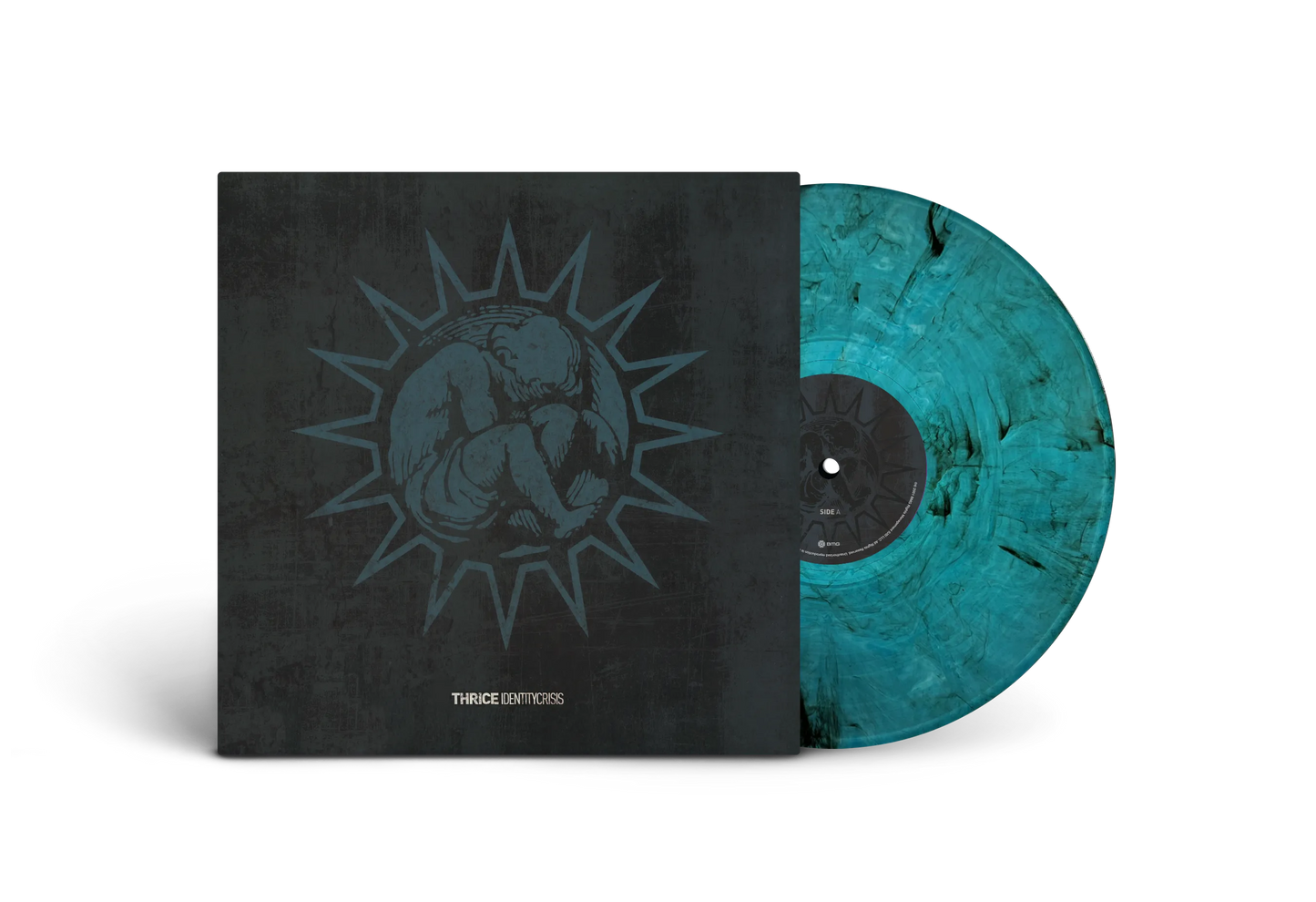 Thrice - Identity Crisis Sea Blue Smoke Vinyl Record LP