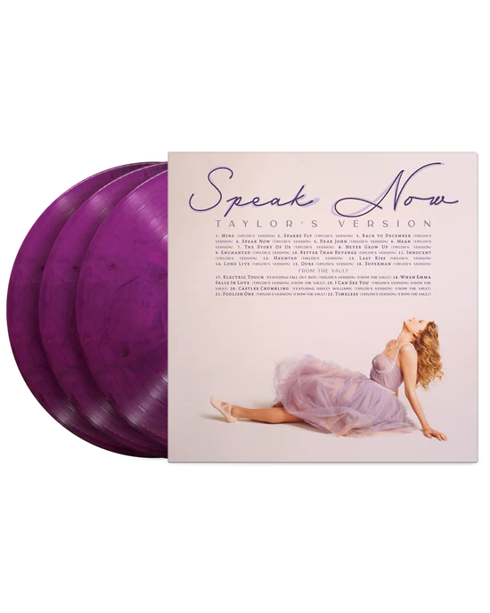 Taylor Swift - Speak Now (Taylor's Version) "Orchid Marbled" Vinyl Record 3LP