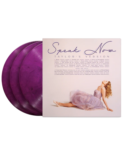 Taylor Swift - Speak Now (Taylor's Version) "Orchid Marbled" Vinyl Record 3LP