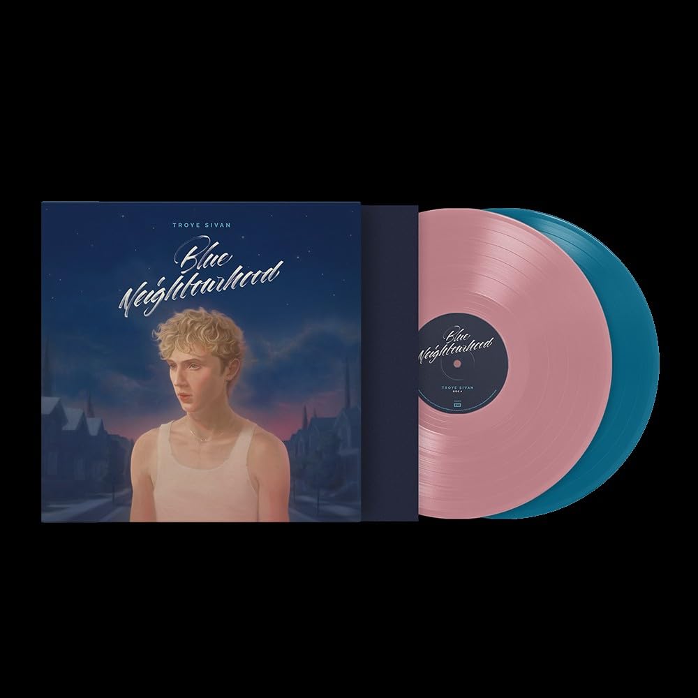 Troye Sivan - Blue Neighbourhood 'Ten Years On' Blush Pink & Aqua Blue Vinyl Record 2LP