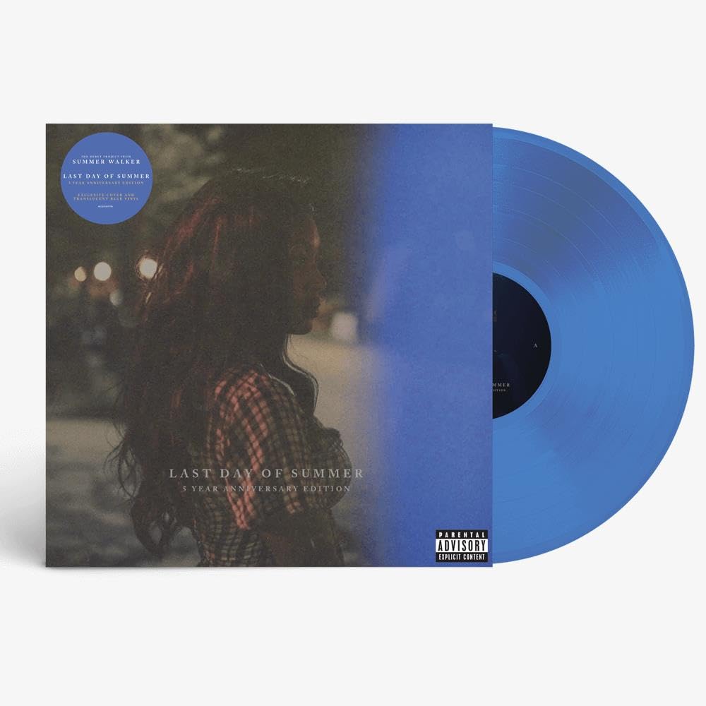 Summer Walker - Last Day Of Summer (5 Year Anniversary) "Translucent Blue" Vinyl Record LP (Alternate Cover)