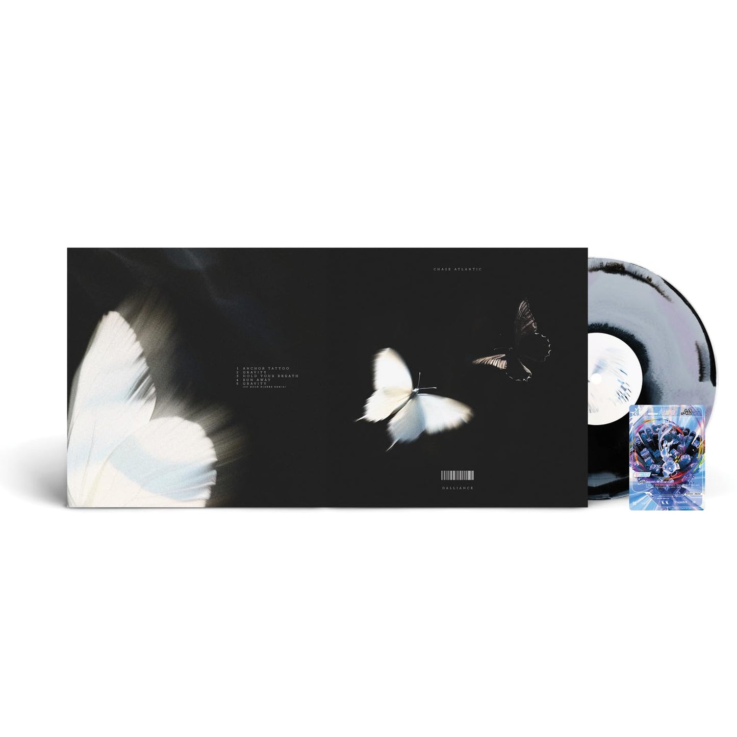 Chase Atlantic - Dalliance "Black And Silver Smush" Vinyl Record 12" EP