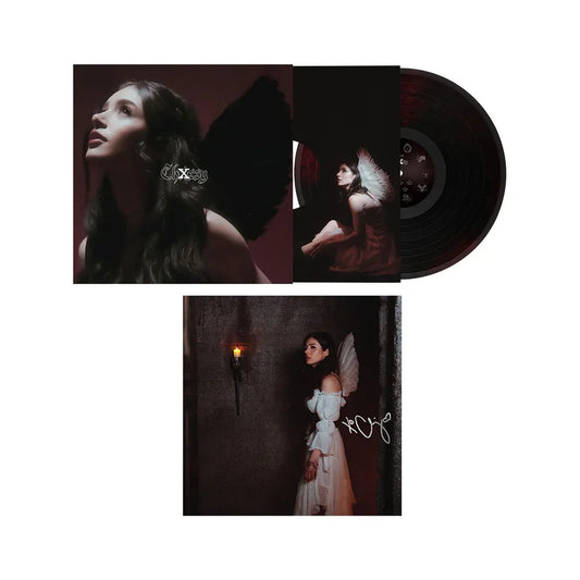 SIGNED Chrissy Costanza - X (VII Deluxe) Black Shadow Smoky Vinyl Record LP