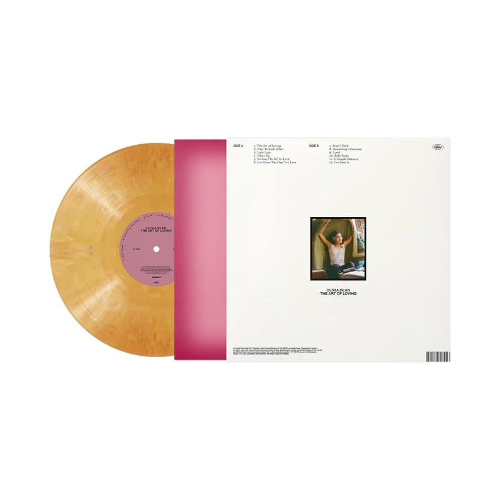Olivia Dean The Art Of Loving Sunset Orange Vinyl LP – Jep's Records