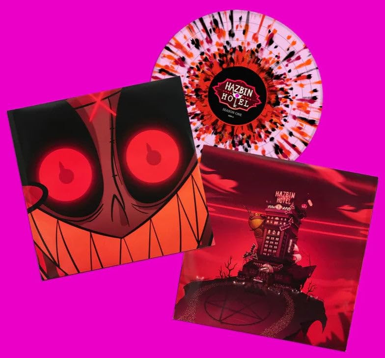 Hazbin Hotel Season One Original Soundtrack Hell Splatter Vinyl Record LP