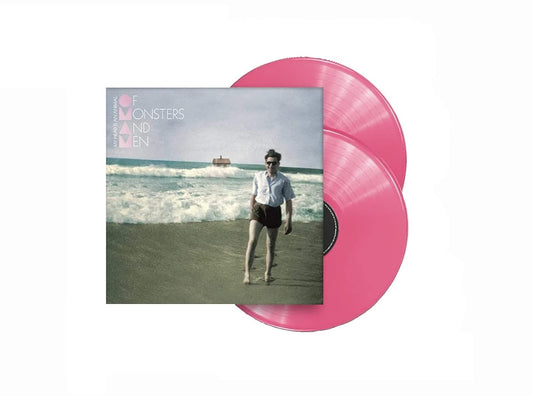 SIGNED Of Monsters And Men - My Head Is An Animal Pink Vinyl Record 2LP
