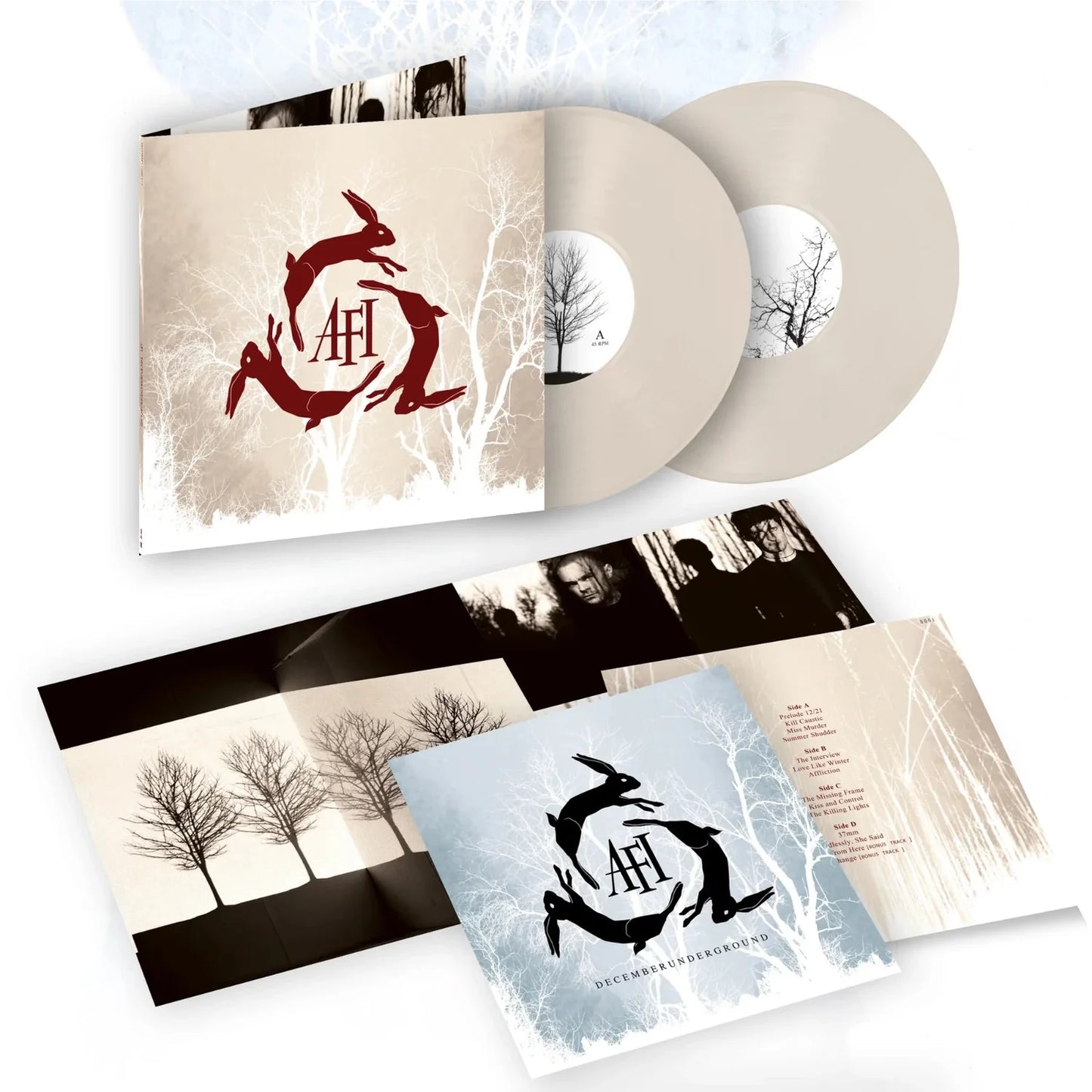 AFI - Decemberunderground Bone Color Vinyl Record 2LP IVC Edition